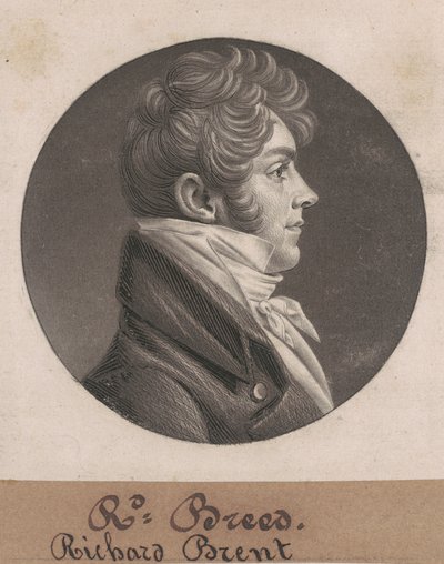 Richard Brent af Charles B.J. Févret de Saint Mémin