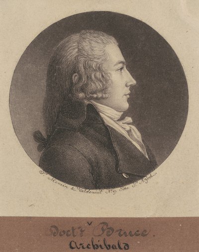 Archibald Bruce af Charles B. J. Févret de Saint Mémin