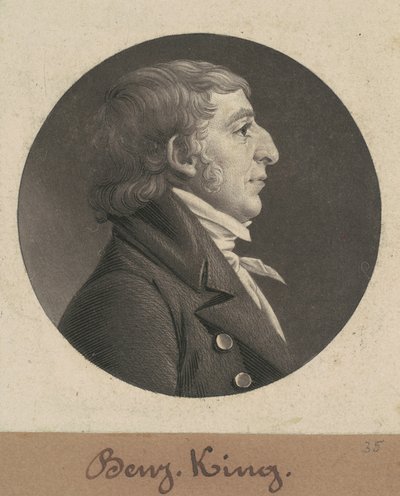Benjamin King af Charles B. J. Févret de Saint Mémin