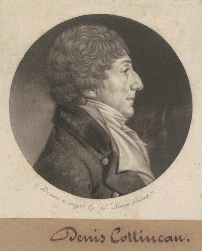 Dennis Nicholas Cottineau af Charles B. J. Févret de Saint Mémin