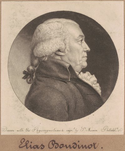 Elias Boudinot af Charles B. J. Févret de Saint Mémin
