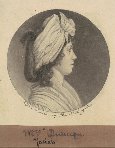 Eliza Susan Morton Quincy af Charles B. J. Févret de Saint Mémin