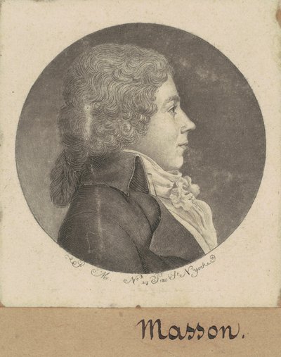 Francois Desire Masson af Charles B. J. Févret de Saint Mémin
