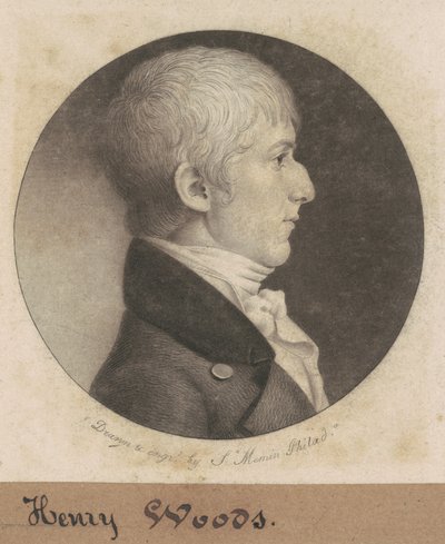 Henry Woods af Charles B. J. Févret de Saint Mémin