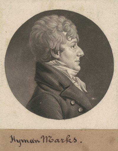 Hyman Marks af Charles B. J. Févret de Saint Mémin