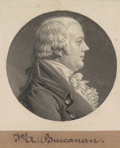 James A. Buchanan af Charles B. J. Févret de Saint Mémin