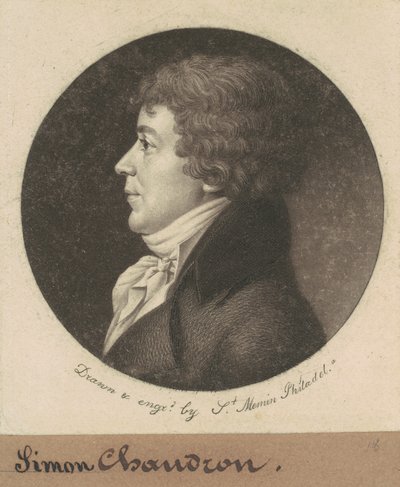 Jean-Simon Chaudron af Charles B. J. Févret de Saint Mémin