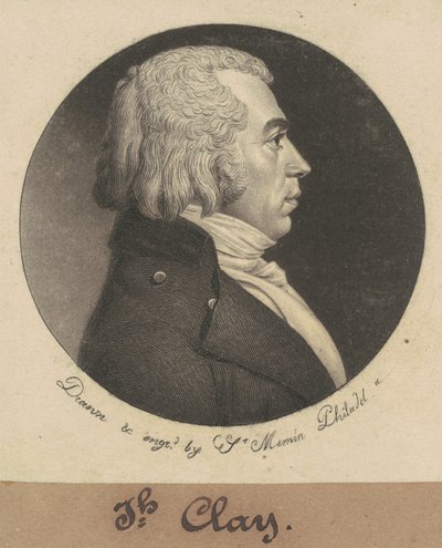 Joseph Clay af Charles B. J. Févret de Saint Mémin