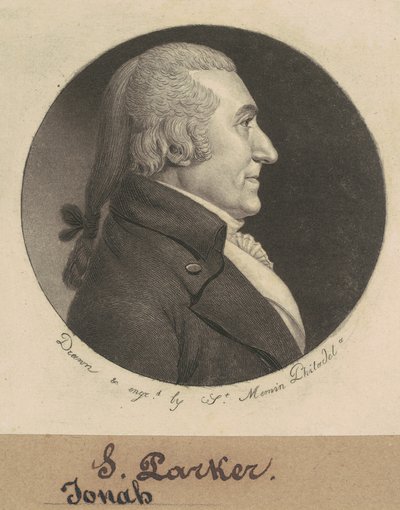 Josiah Parker af Charles B. J. Févret de Saint Mémin