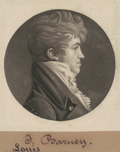 Louis Barney af Charles B. J. Févret de Saint Mémin