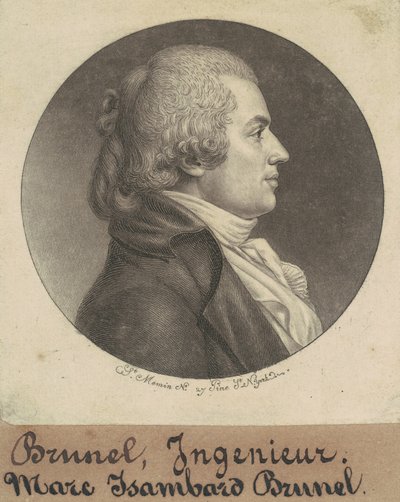Marc Isambard Brunel af Charles B. J. Févret de Saint Mémin