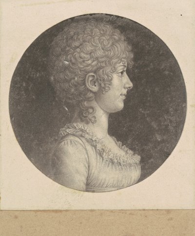 Margaret Polk af Charles B. J. Févret de Saint Mémin