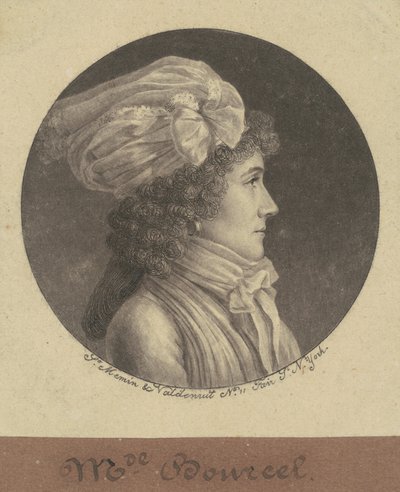 Marie Françoise Bancel af Charles B. J. Févret de Saint Mémin