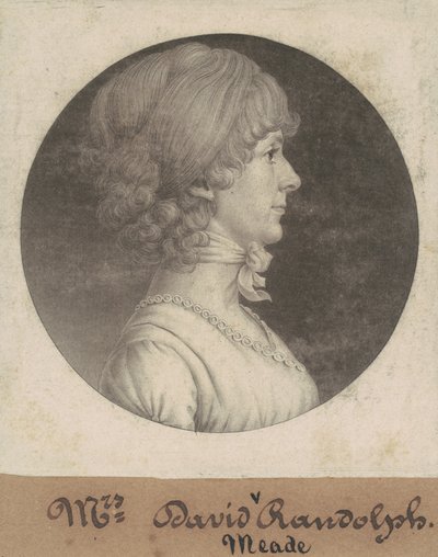 Mary Randolph Randolph af Charles B. J. Févret de Saint Mémin