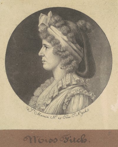 Frøken Fitch af Charles B. J. Févret de Saint Mémin