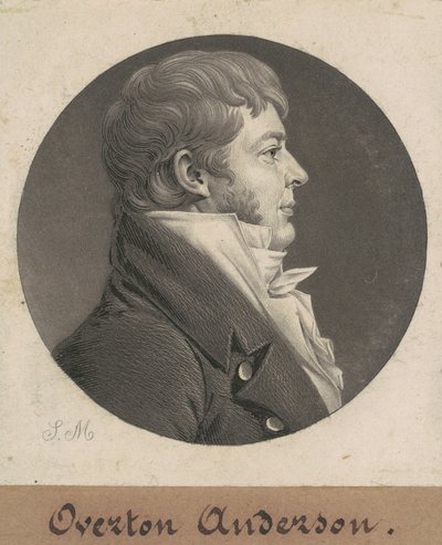Overton Anderson af Charles B. J. Févret de Saint Mémin