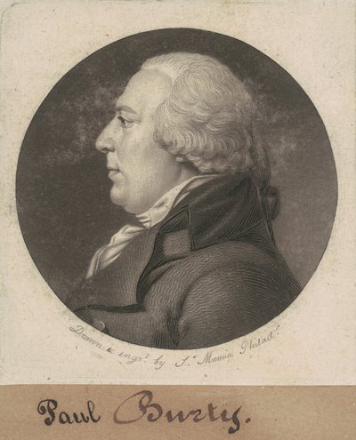 Paul Busti af Charles B. J. Févret de Saint Mémin