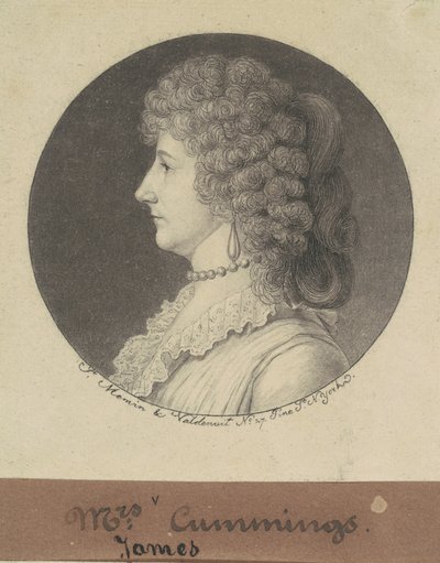 Phoebe Harisson Cuming af Charles B. J. Févret de Saint Mémin