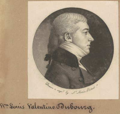 Pierre Francois DuBourg af Charles B. J. Févret de Saint Mémin