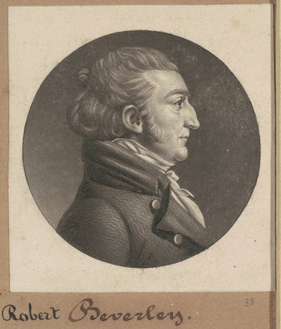 Robert Beverley IV af Charles B. J. Févret de Saint Mémin