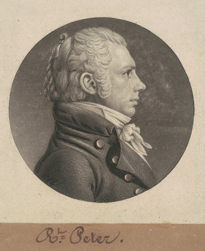 Robert Peter, Jr. af Charles B. J. Févret de Saint Mémin