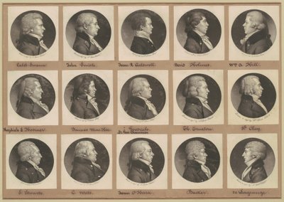 Saint-Mémin samling af portrætter, gruppe 13 af Charles B. J. Févret de Saint Mémin