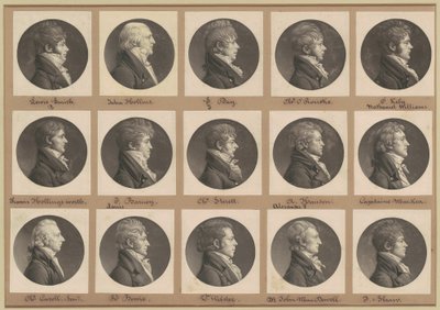 Saint-Mémin samling af portrætter, gruppe 28 af Charles B. J. Févret de Saint Mémin