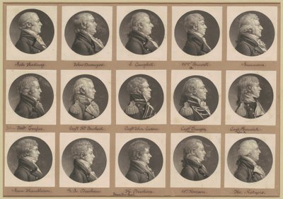Saint-Mémin samling af portrætter, gruppe 34 af Charles B. J. Févret de Saint Mémin