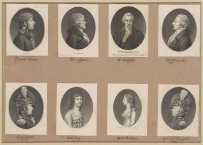 Saint-Mémin samling af portrætter, gruppe 51 af Charles B. J. Févret de Saint Mémin