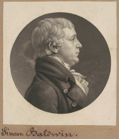 Simeon Baldwin af Charles B. J. Févret de Saint Mémin