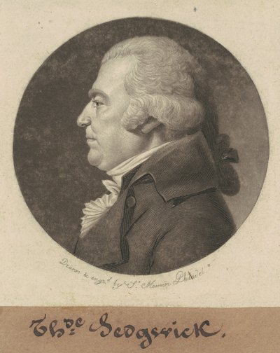 Theodore Sedgwick af Charles B. J. Févret de Saint Mémin