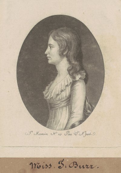 Theodosia Burr af Charles B. J. Févret de Saint Mémin