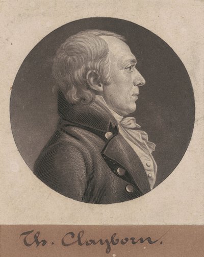 Thomas Claiborne af Charles B. J. Févret de Saint Mémin