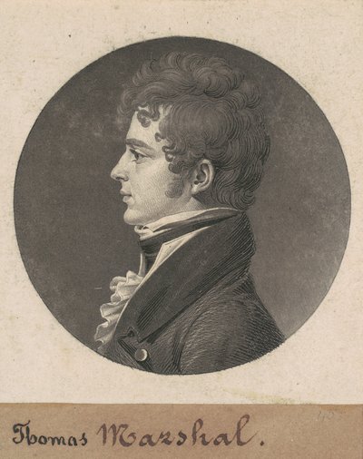 Thomas Marshall af Charles B. J. Févret de Saint Mémin