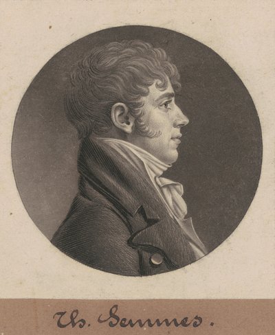 Thomas Semmes af Charles B. J. Févret de Saint Mémin