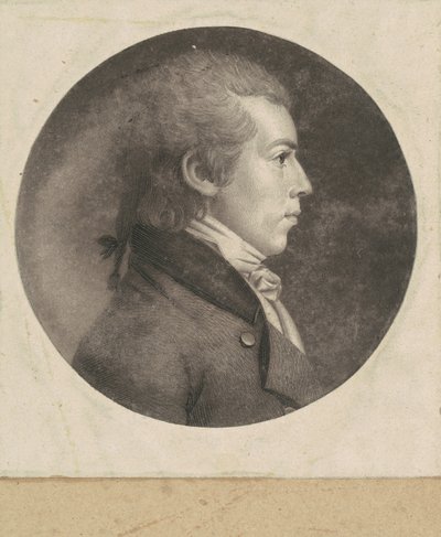 Uidentificeret mand af Charles B. J. Févret de Saint Mémin