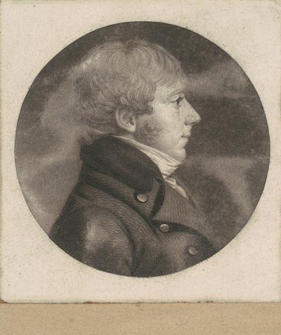 Uidentificeret mand af Charles B. J. Févret de Saint Mémin