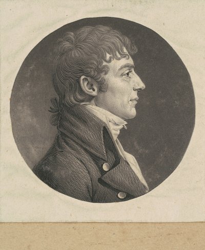 Uidentificeret mand af Charles B. J. Févret de Saint Mémin