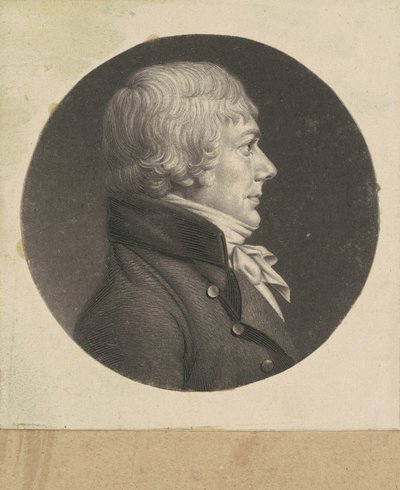 Uidentificeret mand af Charles B. J. Févret de Saint Mémin