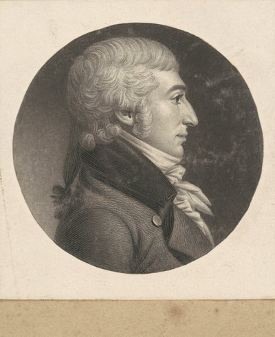 Uidentificeret mand af Charles B. J. Févret de Saint Mémin
