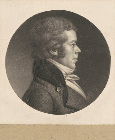 Uidentificeret mand af Charles B. J. Févret de Saint Mémin