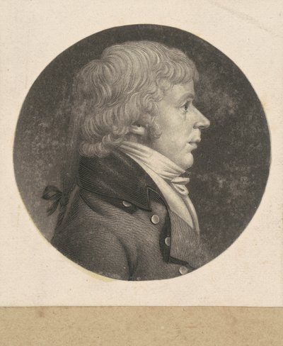 Uidentificeret mand af Charles B. J. Févret de Saint Mémin