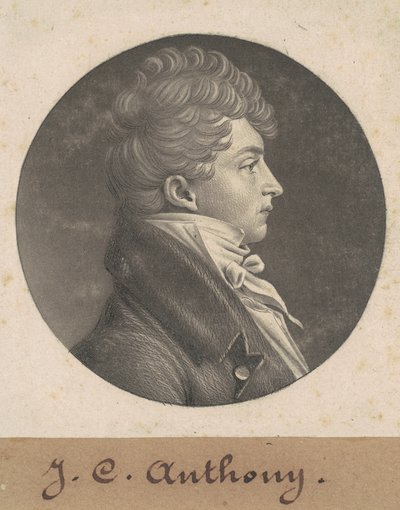 Uidentificeret mand af Charles B. J. Févret de Saint Mémin