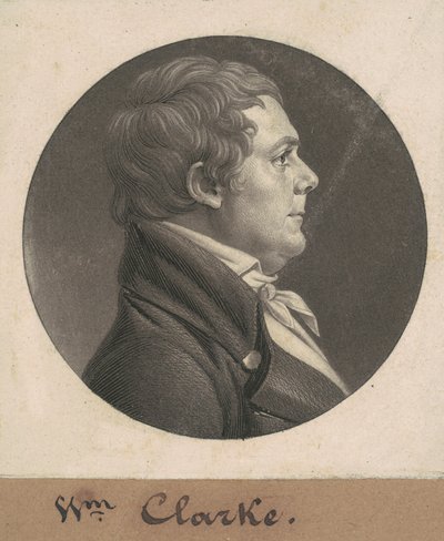 William Clark af Charles B. J. Févret de Saint Mémin