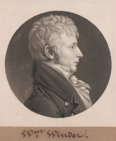 William Henry Winder af Charles B. J. Févret de Saint Mémin