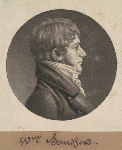 William Sanford af Charles B. J. Févret de Saint Mémin