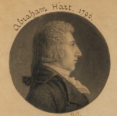 Abraham Hart af Charles Balthazar Julien Févret de Saint-Mémin