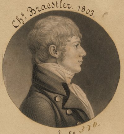 Charles Braestler af Charles Balthazar Julien Févret de Saint-Mémin