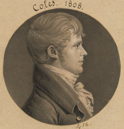Isaac A. Coles af Charles Balthazar Julien Févret de Saint-Mémin
