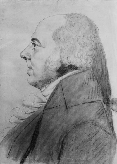 John Adams af Charles Balthazar Julien Févret de Saint-Mémin